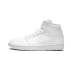 Nike Air Jordan 1 Mid Triple White 554725-130 White/White/White