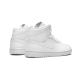 Nike Air Jordan 1 Mid Triple White 554725-130 White/White/White