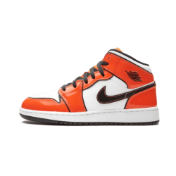 Nike Air Jordan 1 Mid Turf Orange BQ6931-802 Turf Orange/Black/White 