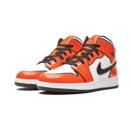 Nike Air Jordan 1 Mid Turf Orange BQ6931-802 Turf Orange/Black/White