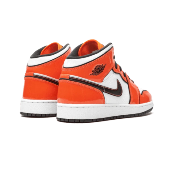 Nike Air Jordan 1 Mid Turf Orange BQ6931-802 Turf Orange/Black/White