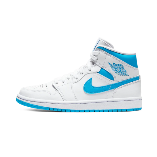 Nike Air Jordan 1 Mid Unc BQ6472-114 Universityblue/White