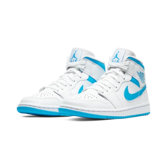 Nike Air Jordan 1 Mid Unc BQ6472-114 Universityblue/White