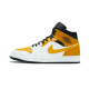 Nike Air Jordan 1 Mid University Gold 554725-170 White/University Gold-Black