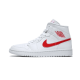 Nike Air Jordan 1 Mid University Red BQ6472-106 White/University Red