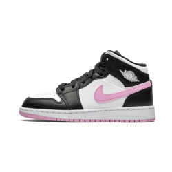 Nike Air Jordan 1 Mid White Black Light Arctic Pink DC9035-100 White/Gray 