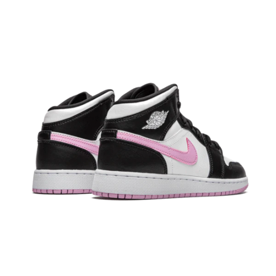 Nike Air Jordan 1 Mid White Black Light Arctic Pink DC9035-100 White/Gray