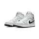 Nike Air Jordan 1 Mid White Light Smoke Grey BQ6472-015 White/Light Smoke Gray/Black