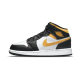 Nike Air Jordan 1 Mid White Pollen Black 554725-177 White/Pollen-Black