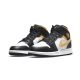 Nike Air Jordan 1 Mid White Pollen Black 554725-177 White/Pollen-Black