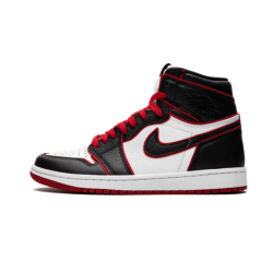 Nike Air Jordan 1 Retro High Bloodline 555088-062 Black/Gym Red-White 