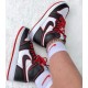 Nike Air Jordan 1 Retro High Bloodline 555088-062 Black/Gym Red-White