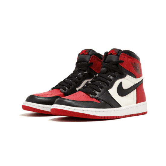 Nike Air Jordan 1 Retro High Bred Toe 555088-610 Gym Red/Black-Summit White