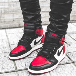 Nike Air Jordan 1 Retro High Bred Toe 555088-610 Gym Red/Black-Summit White 