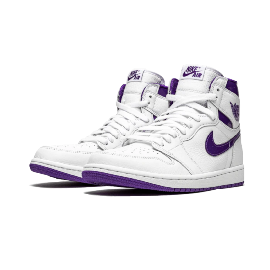 Nike Air Jordan 1 Retro High Court Purple (2021) CD0461-151 White/Purpleshort