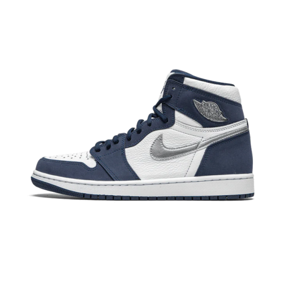 Nike Air Jordan 1 Retro High Midnight Navy (2020) DC1788-100 White/Midnight Navy-Metallic Silver