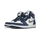 Nike Air Jordan 1 Retro High Midnight Navy (2020) DC1788-100 White/Midnight Navy-Metallic Silver