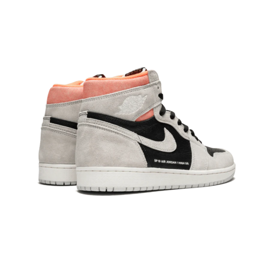 Nike Air Jordan 1 Retro High Neutral Gray Hyper Crimson 555088-018 Neutralgray/Black-Hypercrimson-White