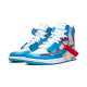 Nike Air Jordan 1 Retro High Off-White University Blue AQ0818-148 White/Darkpowderblue-Cone