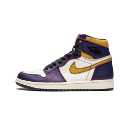 Nike Air Jordan 1 Retro High Og Defiant Nike Sb La To Chicago CD6578-507 Court Purple/Black-Sail-University Gold