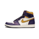 Nike Air Jordan 1 Retro High Og Defiant Nike Sb La To Chicago CD6578-507 Court Purple/Black-Sail-University Gold