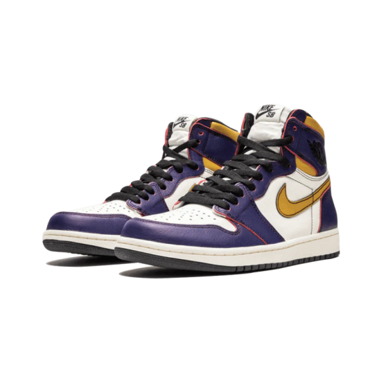 Nike Air Jordan 1 Retro High Og Defiant Nike Sb La To Chicago CD6578-507 Court Purple/Black-Sail-University Gold