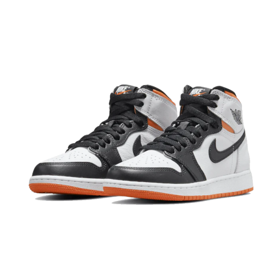 Nike Air Jordan 1 Retro High Og Electro Orange 555088-180 White/Electro Orange/Black