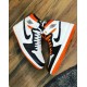 Nike Air Jordan 1 Retro High Og Electro Orange 555088-180 White/Electro Orange/Black