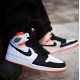 Nike Air Jordan 1 Retro High Og Electro Orange 555088-180 White/Electro Orange/Black