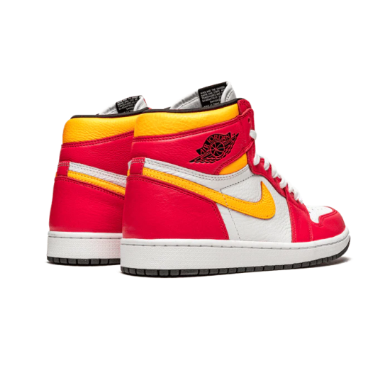 Nike Air Jordan 1 Retro High Og Light Fusion Red 555088-603 Light Fusion Red/White-Laser Orange-Black