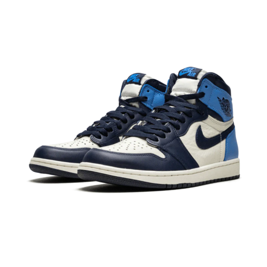 Nike Air Jordan 1 Retro High Og Obsidian Unc 2019 555088-140 Sail/Obsidian-Universityblue