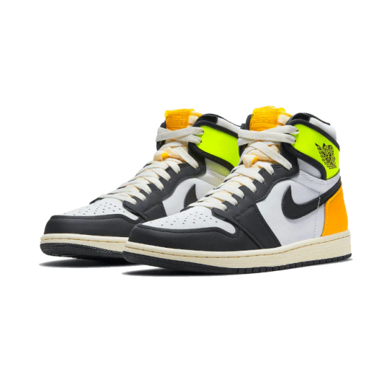 Nike Air Jordan 1 Retro High Og Volt Gold 555088-118 White/Black-Volt-University Gold