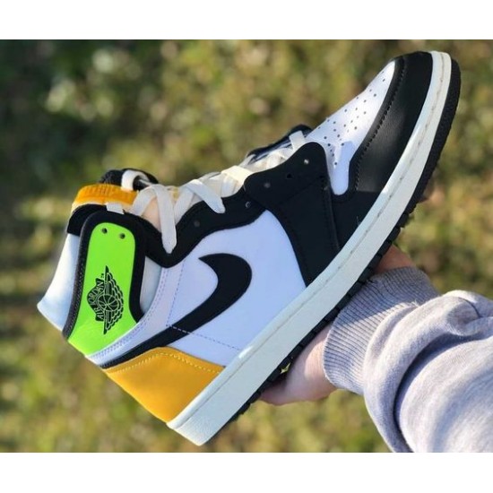 Nike Air Jordan 1 Retro High Og Volt Gold 555088-118 White/Black-Volt-University Gold