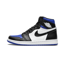 Nike Air Jordan 1 Retro High Royal Toe 555088-041 Black/Black-White-Game Royal