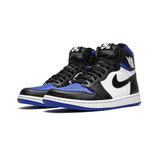 Nike Air Jordan 1 Retro High Royal Toe 555088-041 Black/Black-White-Game Royal