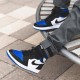 Nike Air Jordan 1 Retro High Royal Toe 555088-041 Black/Black-White-Game Royal