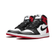 Nike Air Jordan 1 Retro High Satin Black Toe CD0461-016 Black/White-University Red