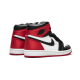 Nike Air Jordan 1 Retro High Satin Black Toe CD0461-016 Black/White-University Red