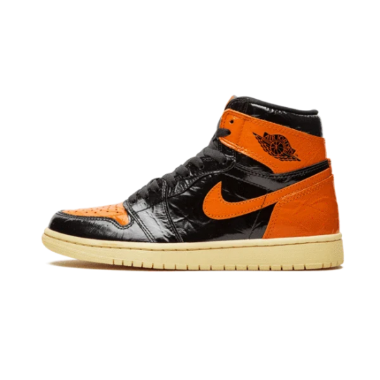 Nike Air Jordan 1 Retro High Shattered Backboard 3.0 555088-028 Black/Pale Vanilla-Starfish