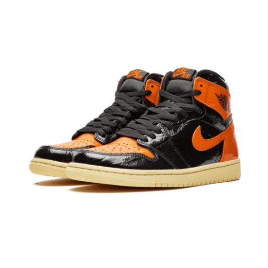 Nike Air Jordan 1 Retro High Shattered Backboard 3.0 555088-028 Black/Pale Vanilla-Starfish