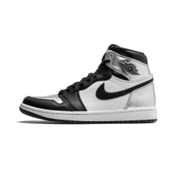 Nike Air Jordan 1 Retro High Silver Toe CD0461-001 Black/Metallicsilver-White-Black