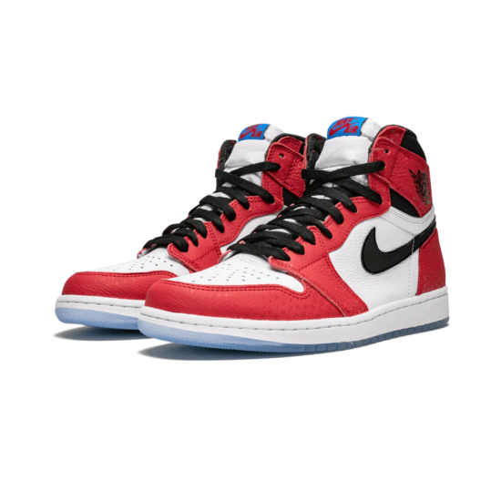 Nike Air Jordan 1 Retro High Spider-Man Origin Story 555088-602 Gymred/Black-White-Photoblue