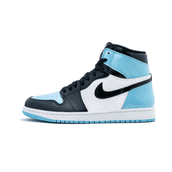 Nike Air Jordan 1 Retro High Unc Patent CD0461-401 Obsidian/Blue Chill-White Release