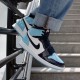 Nike Air Jordan 1 Retro High Unc Patent CD0461-401 Obsidian/Blue Chill-White Release