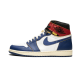 Nike Air Jordan 1 Retro High Union Los Angeles Blue Toe BV1300-146 White/Stormblue-Varsityred-Black