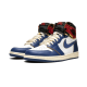 Nike Air Jordan 1 Retro High Union Los Angeles Blue Toe BV1300-146 White/Stormblue-Varsityred-Black