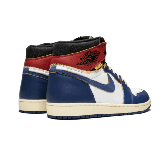 Nike Air Jordan 1 Retro High Union Los Angeles Blue Toe BV1300-146 White/Stormblue-Varsityred-Black