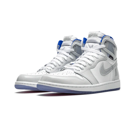 Nike Air Jordan 1 Retro High Zoom White Racer Blue CK6637-104 White/Racer Blue-White Release