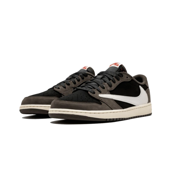 Nike Air Jordan 1 Retro Low Travis Scott CQ4277-001 Black/Dark Mocha-University Red Sail