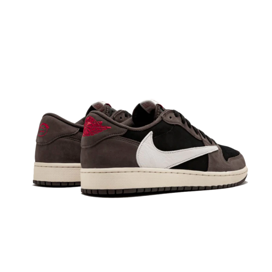 Nike Air Jordan 1 Retro Low Travis Scott CQ4277-001 Black/Dark Mocha-University Red Sail